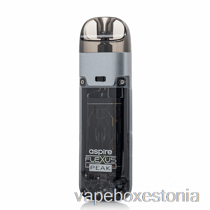 Vape Box Estonia Aspire Flexus Peak Pod System Silver Frost